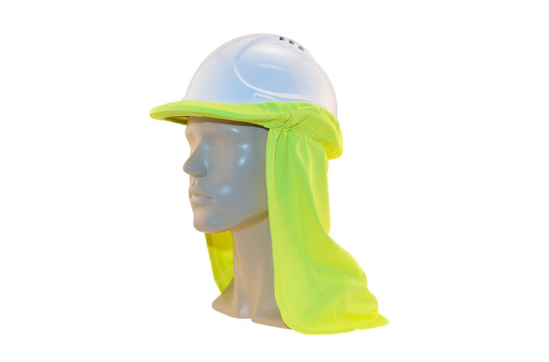 Helmet with Neck Flap